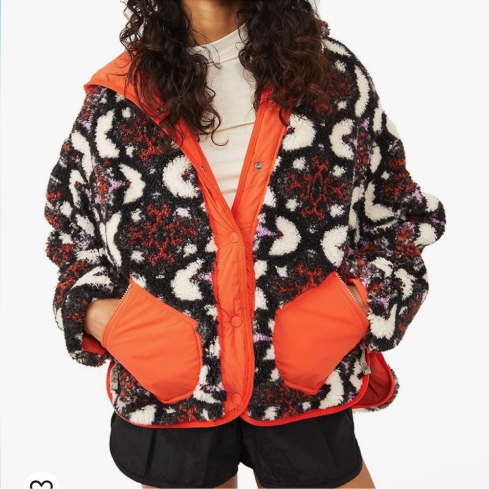 Free people movement Elevation Jacquard Reversible Fleece